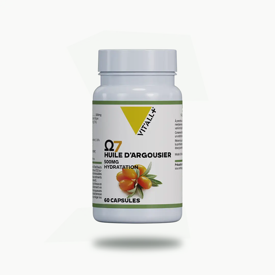 OMEGA 7 Huile d’Argousier 500mg OMEGA 7 Huile d'Argousier 500mg VIT'ALL+