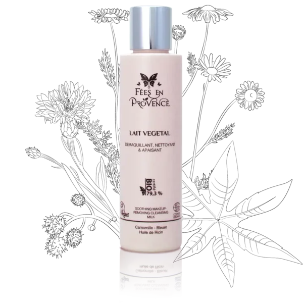 Lait Végétal – Démaquillant, Nettoyant & Apaisant – 150ml