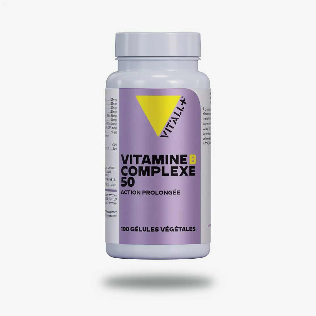 VITAMINES B COMPLEXE 50 Action Prolongée VITAMINES B COMPLEXE 50 Action Prolongée VIT'ALL+