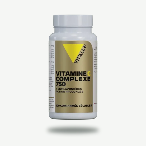 VITAMINE C 750 Action Prolongée + Bioflavonoïdes VIT'ALL+