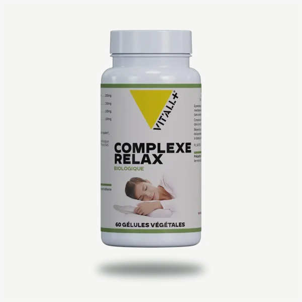 COMPLEXE RELAX BIO* (Valériane, Passiflore, Aubépine, Houblon) VIT'ALL+