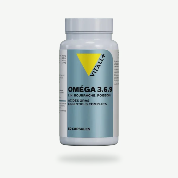 OMEGA 3.6.9 (Huiles de bourrache, lin, poisson) VIT'ALL+