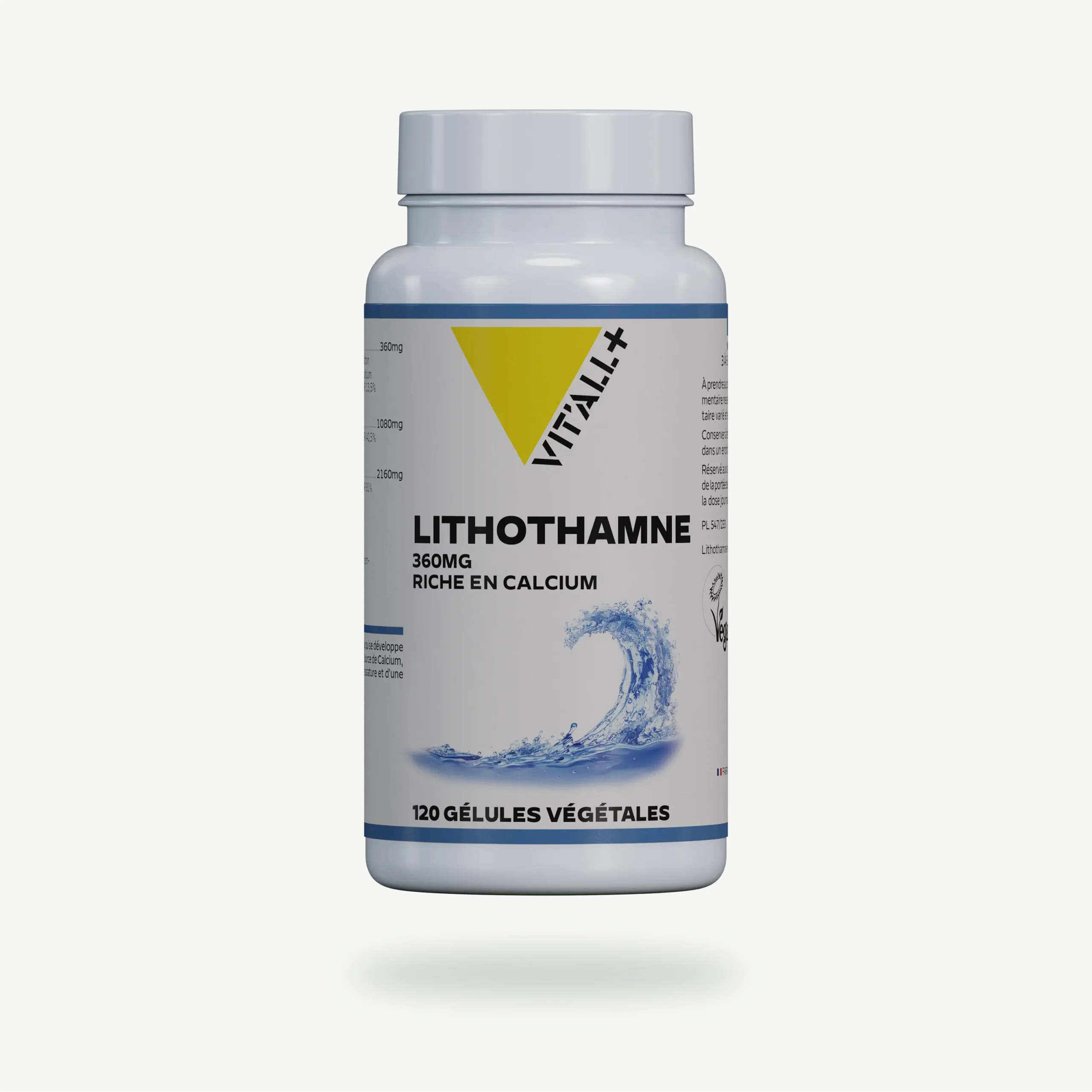 LITHOTHAMNE 360mg riche en calcium LITHOTHAMNE 360mg riche en calcium - VEGAN VIT'ALL+