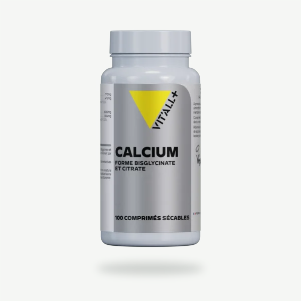 CALCIUM Formes Bisglycinate et Citrate - VEGAN VIT'ALL+