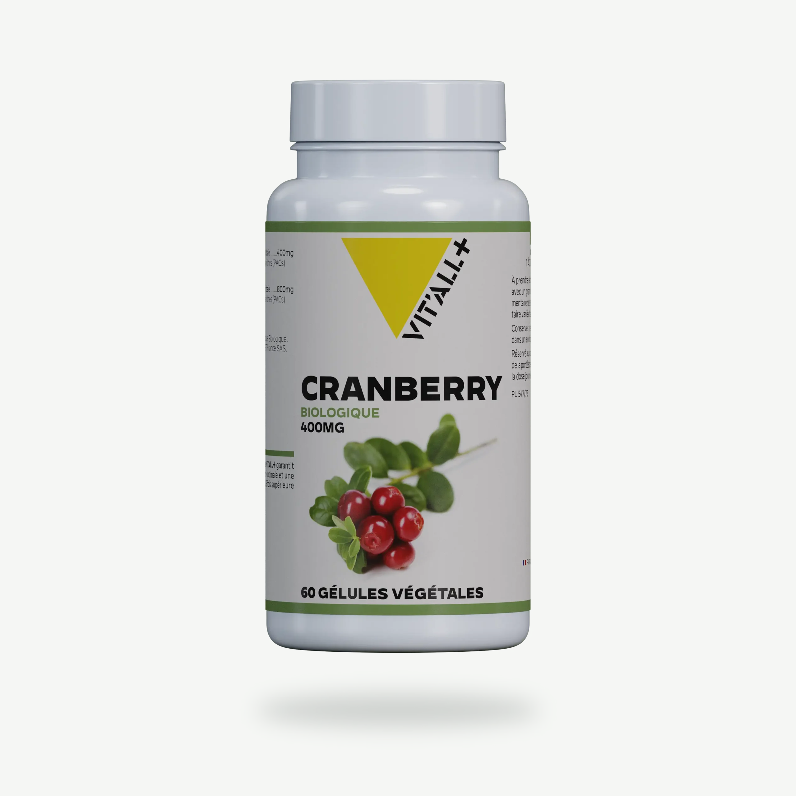 CRANBERRY (Canneberge) BIO* 400mg CRANBERRY (Canneberge) BIO* 400mg VIT'ALL+