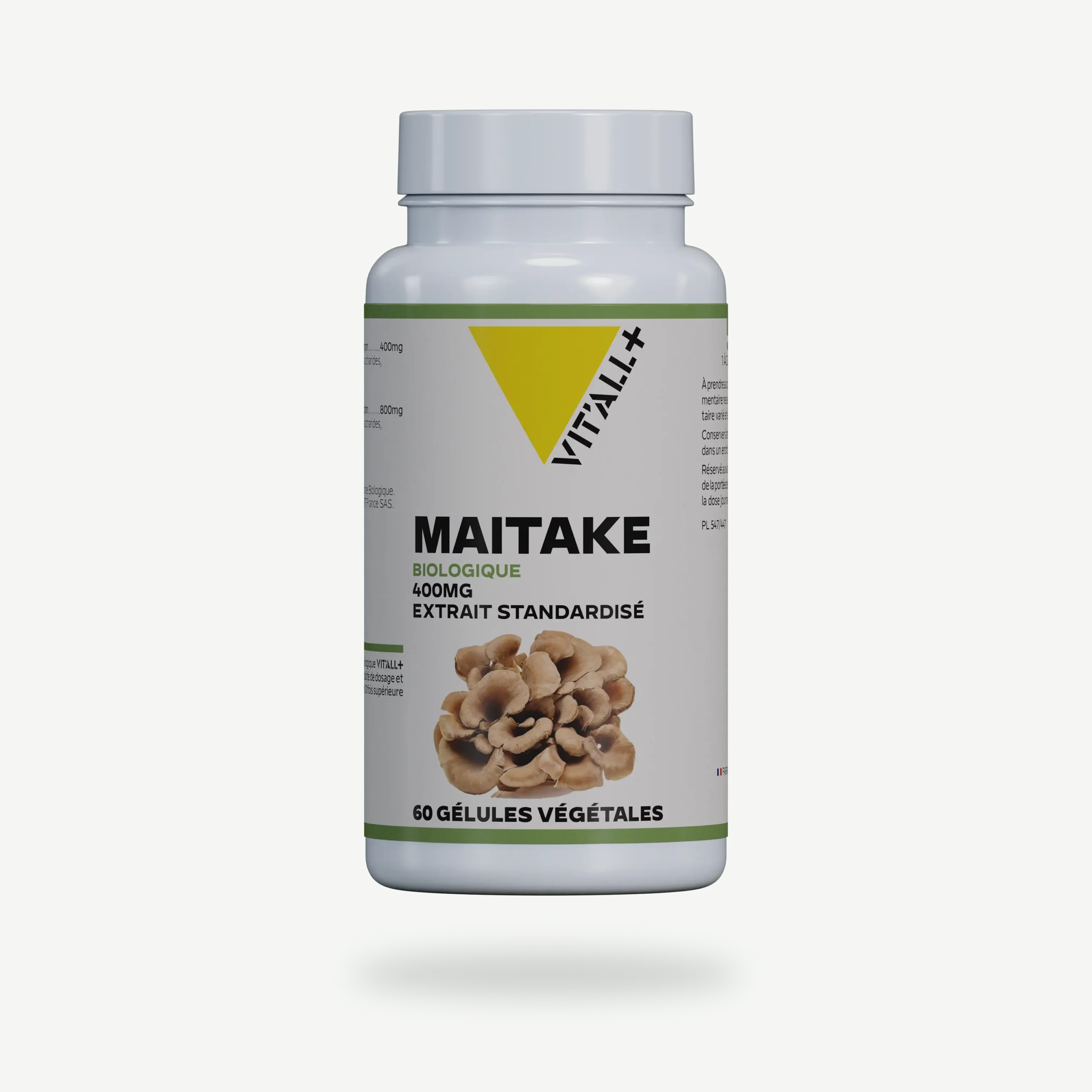 MAITAKÉ BIO* 400mg MAITAKE BIO* 400 mg Extrait Standardisé VIT'ALL+