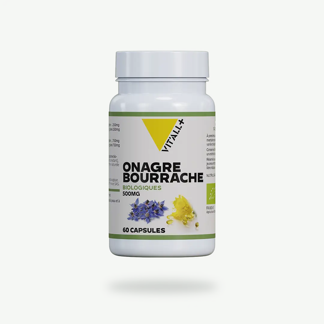 ONAGRE & BOURRACHE BIO* 500mg ONAGRE & BOURRACHE BIO* 500mg VIT'ALL+