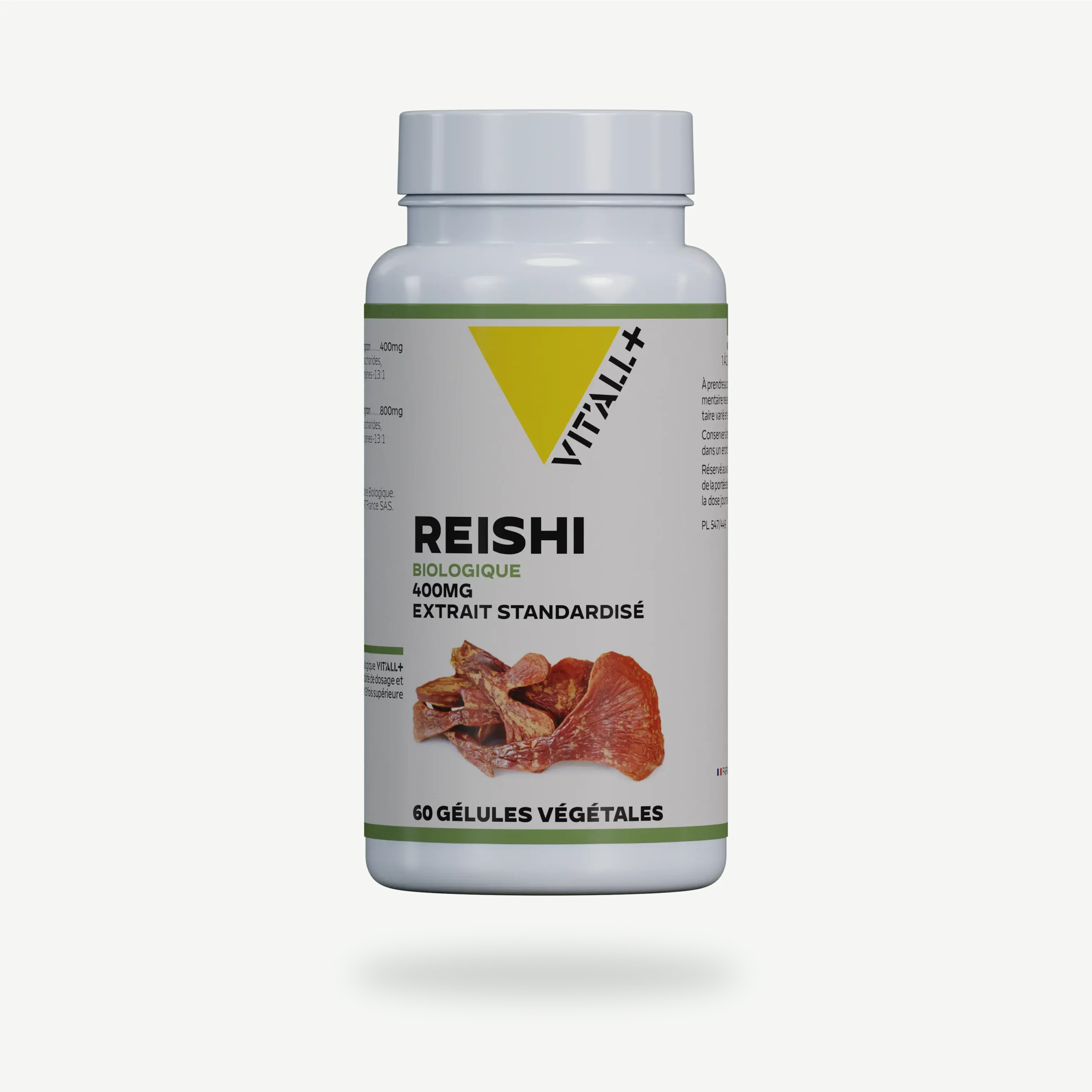 REISHI BIO* 400mg REISHI BIO* 400mg Extrait Standardisé VIT'ALL+