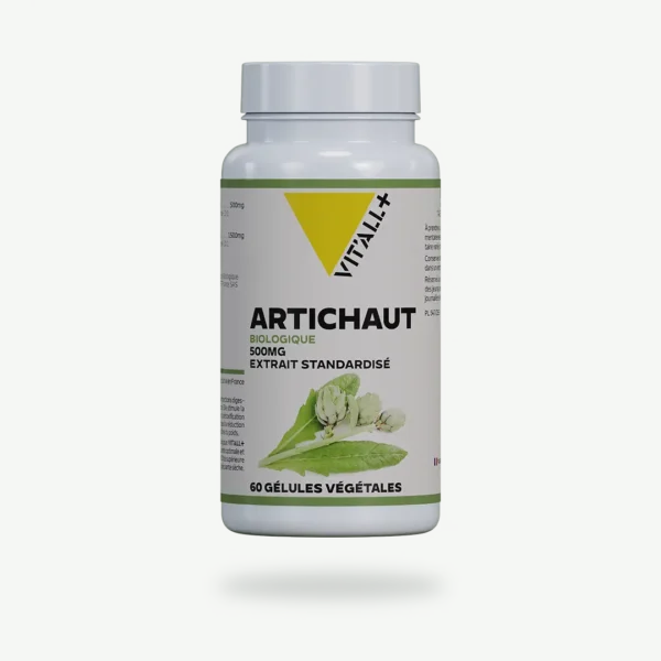 ARTICHAUT BIO* 500mg Extrait Standardisé VIT'ALL+