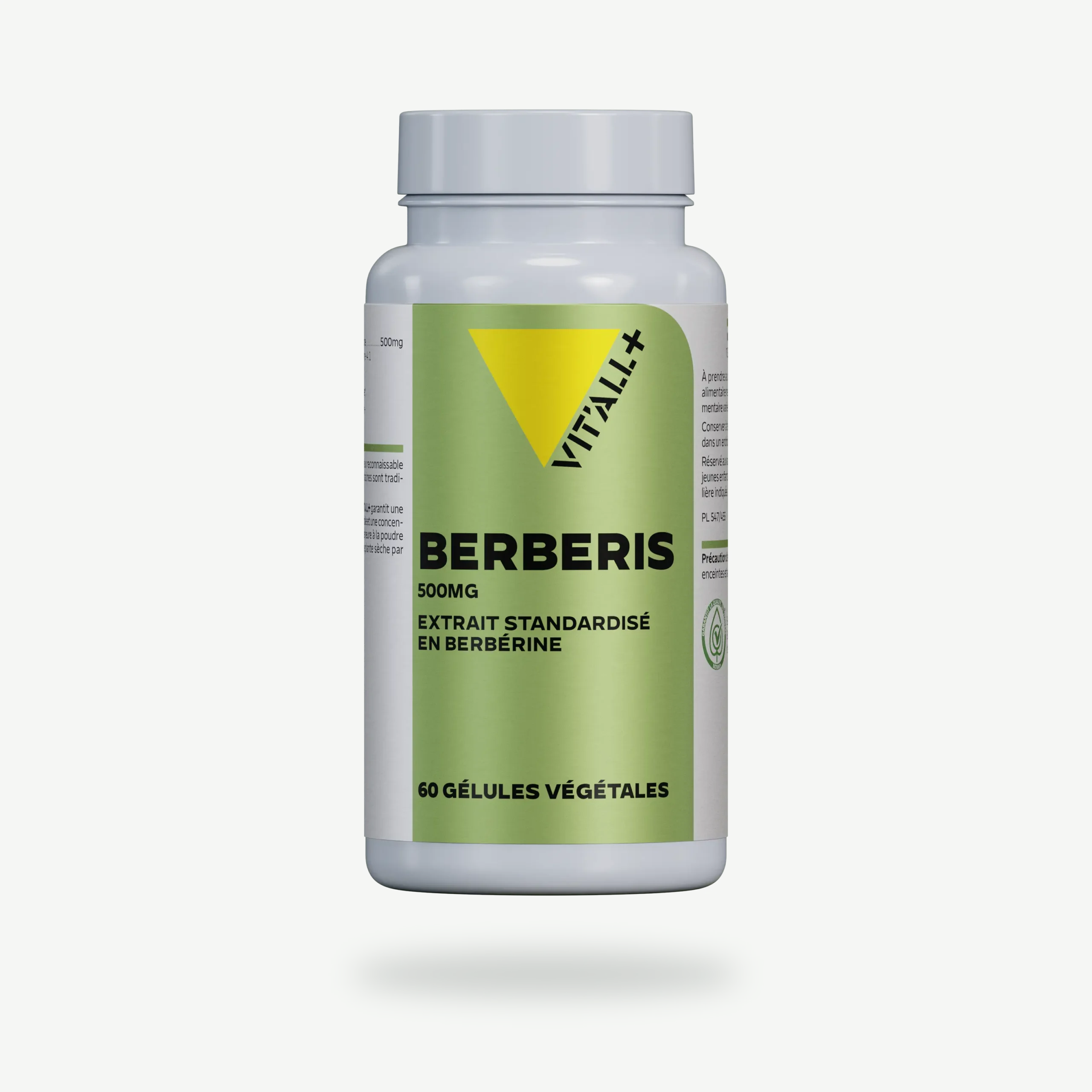 BERBERIS 500mg BERBERIS 500mg Extrait Standardisé en Berberine VIT'ALL+
