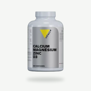 CALCIUM MAGNESIUM ZINC Bisglycinate + D3  250 comprimés VIT'ALL+