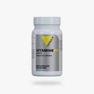VITAMINE D3 - 2000 UI Cholécalciférol 50 mcg 100 capsules huileuses VIT'ALL+