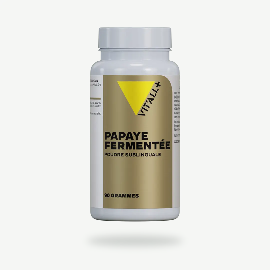 PAPAYE FERMENTÉE Poudre Sublinguale PAPAYE FERMENTEE (Poudre Sublinguale) VIT'ALL+