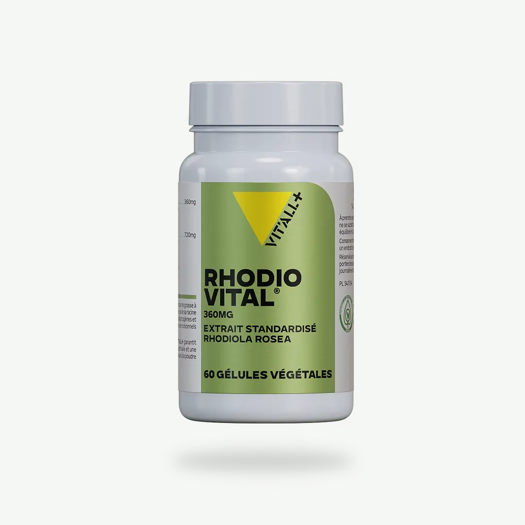 RHODIO VITAL® (Rhodiola) 360mg Extrait Standardisé RHODIO VITAL® (Rhodiola) 360mg VIT'ALL+
