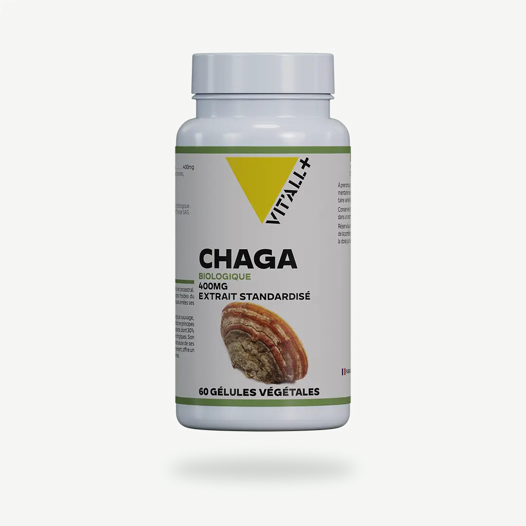 CHAGA BIO* 400mg CHAGA BIO* 400mg Extrait Standardisé VIT'ALL+