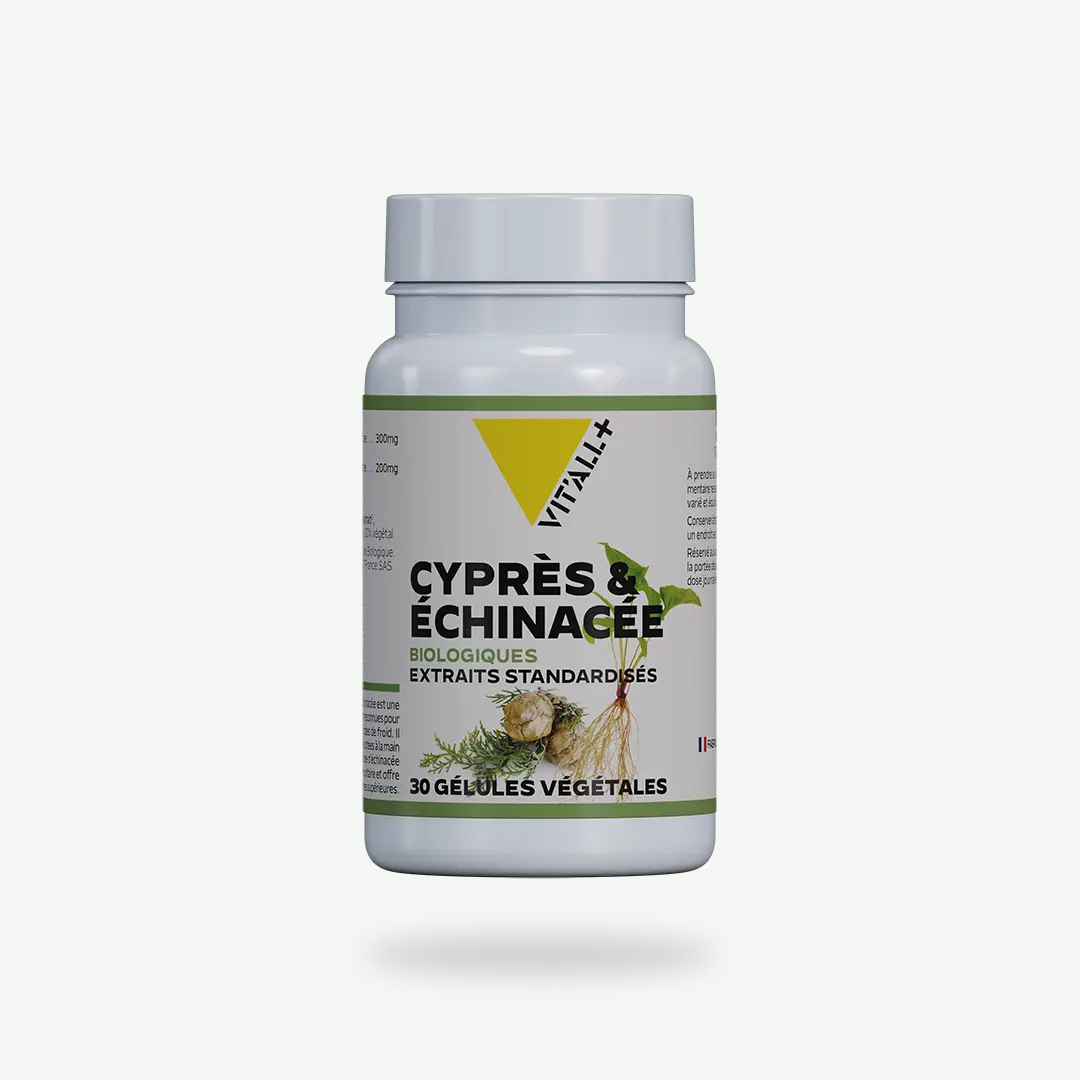CYPRÈS & ÉCHINACÉE BIO* CYPRES & ECHINACEE BIO* Extraits Standardisés VIT'ALL+