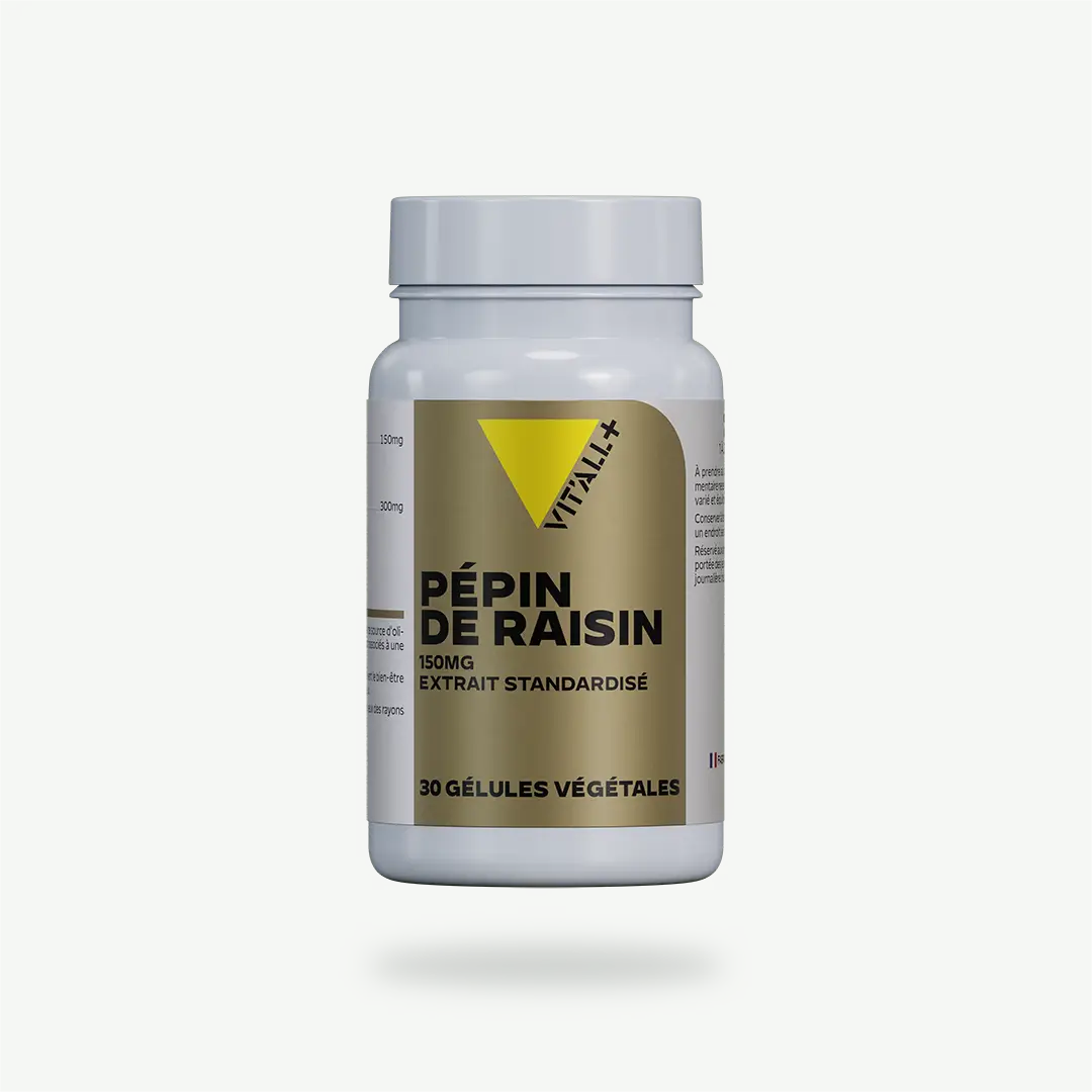 PÉPIN DE RAISIN 150mg PEPIN DE RAISIN 150mg Extrait Standardisé VIT'ALL+