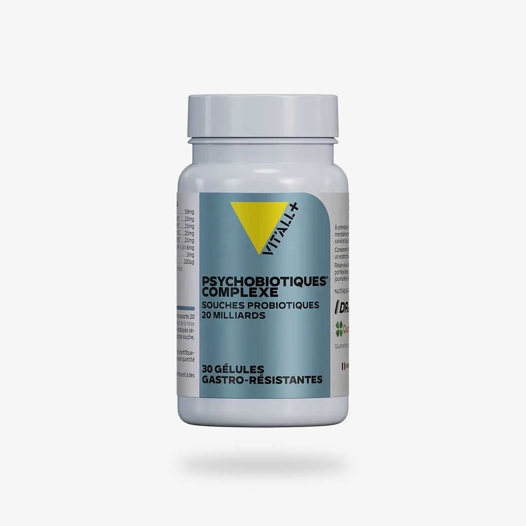 PSYCHOBIOTIQUES COMPLEXE (enrobage gastro-résistant) PSYCHOBIOTIQUES COMPLEXE (enrobage gastro-résistant) VIT'ALL+