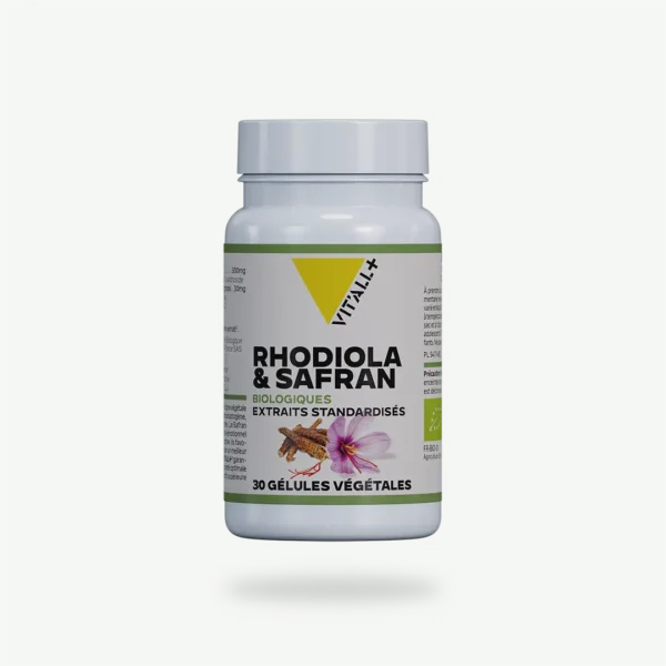 RHODIOLA & SAFRAN BIO* Extraits Standardisés VIT'ALL+