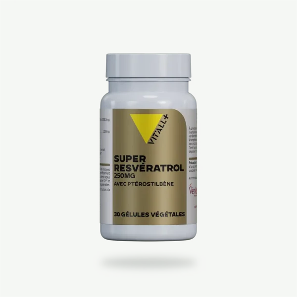 SUPER RESVÉRATROL 250mg avec Ptérostilbène VIT'ALL+