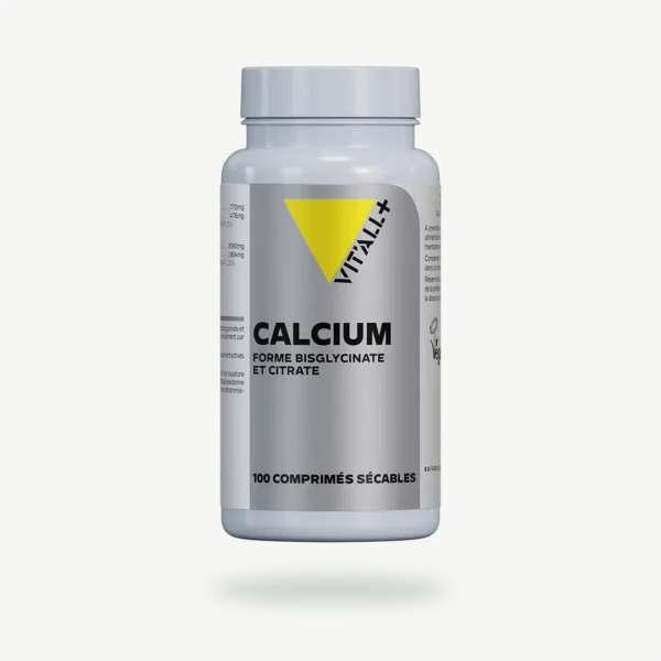 CALCIUM Formes Bisglycinate et Citrate - VEGAN VIT'ALL+