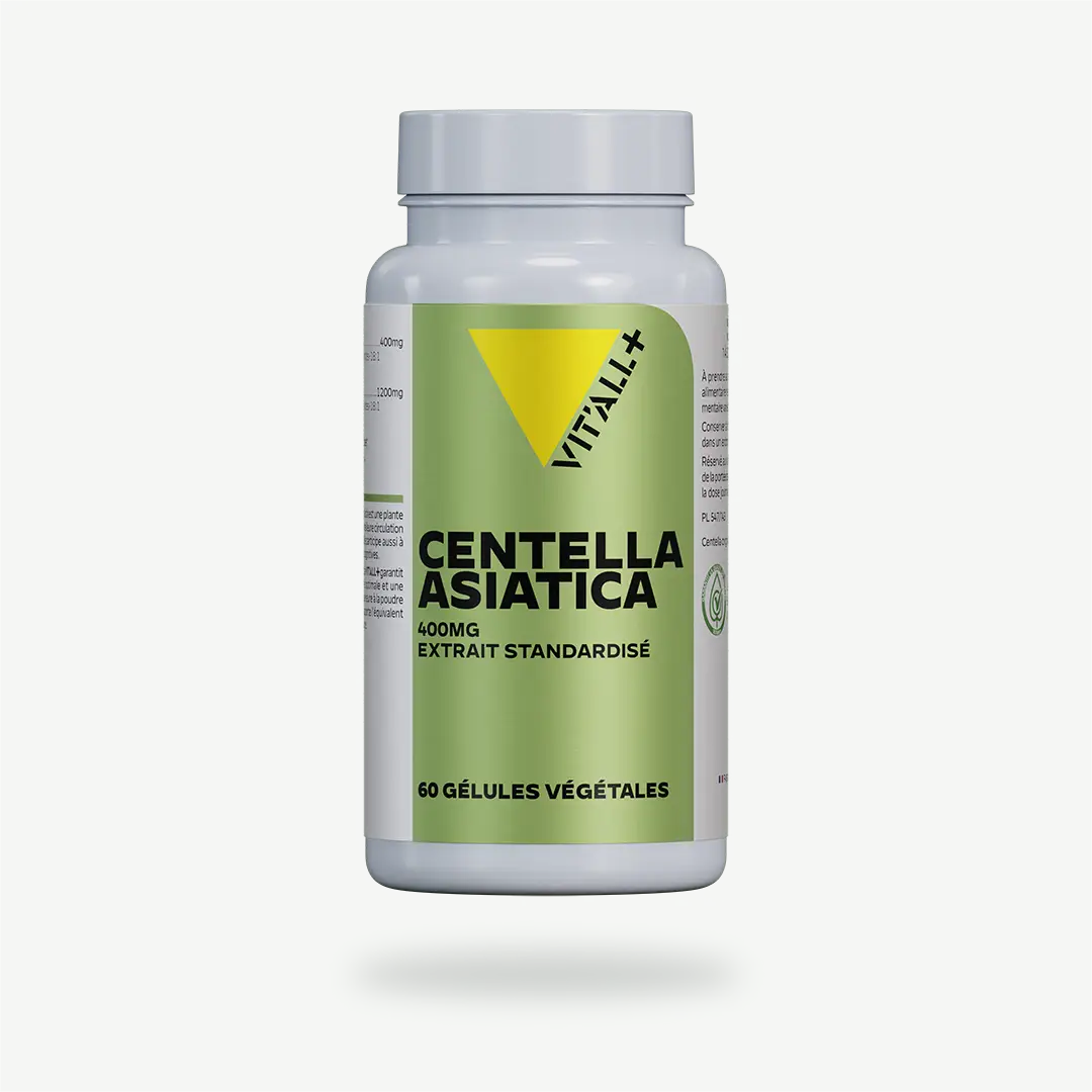 CENTELLA ASIATICA 400mg CENTELLA ASIATICA 400mg Extrait Standardisé VIT'ALL+