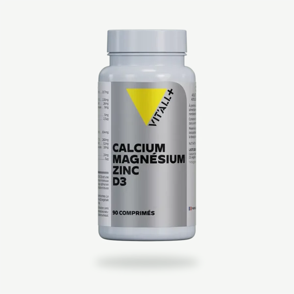 CALCIUM MAGNESIUM ZINC Bisglycinate + D3 VIT'ALL+