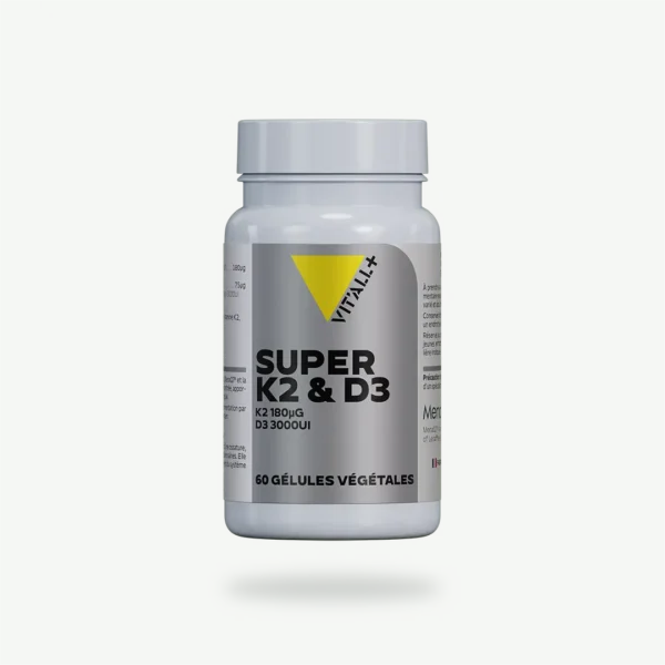 SUPER K2 & D3 - K2 180µG - D3 3000UI _ VIT'ALL+