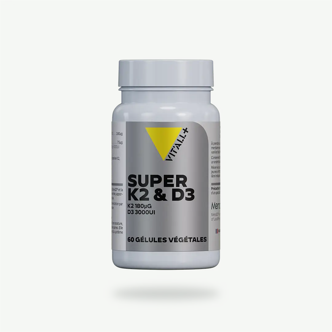 SUPER K2 & D3 - K2 180µG - D3 3000UI _ VIT'ALL+